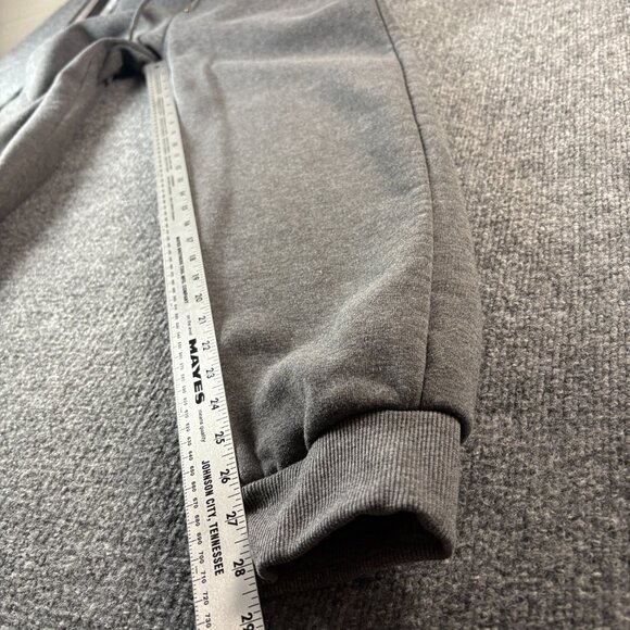 Galaxy By Harvic Gray Drawstring Pocketed Cotton Blend Sweatpants Men's Size XL - Picture 6 of 9